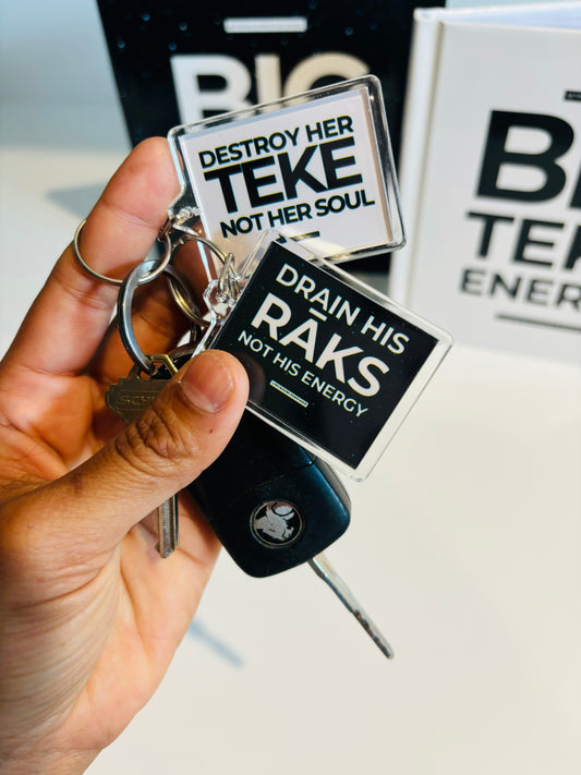 His + Hers Key Ring Set